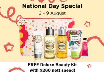 L'OCCITANE NATIONAL DAY FREE GIFT WITH PURCHASE